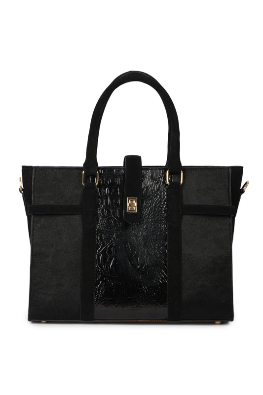 Midnight Croc with Dual Straps