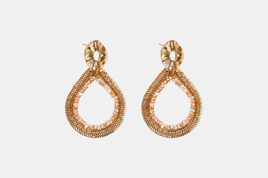 Gilded Empress Teardrop Earrings