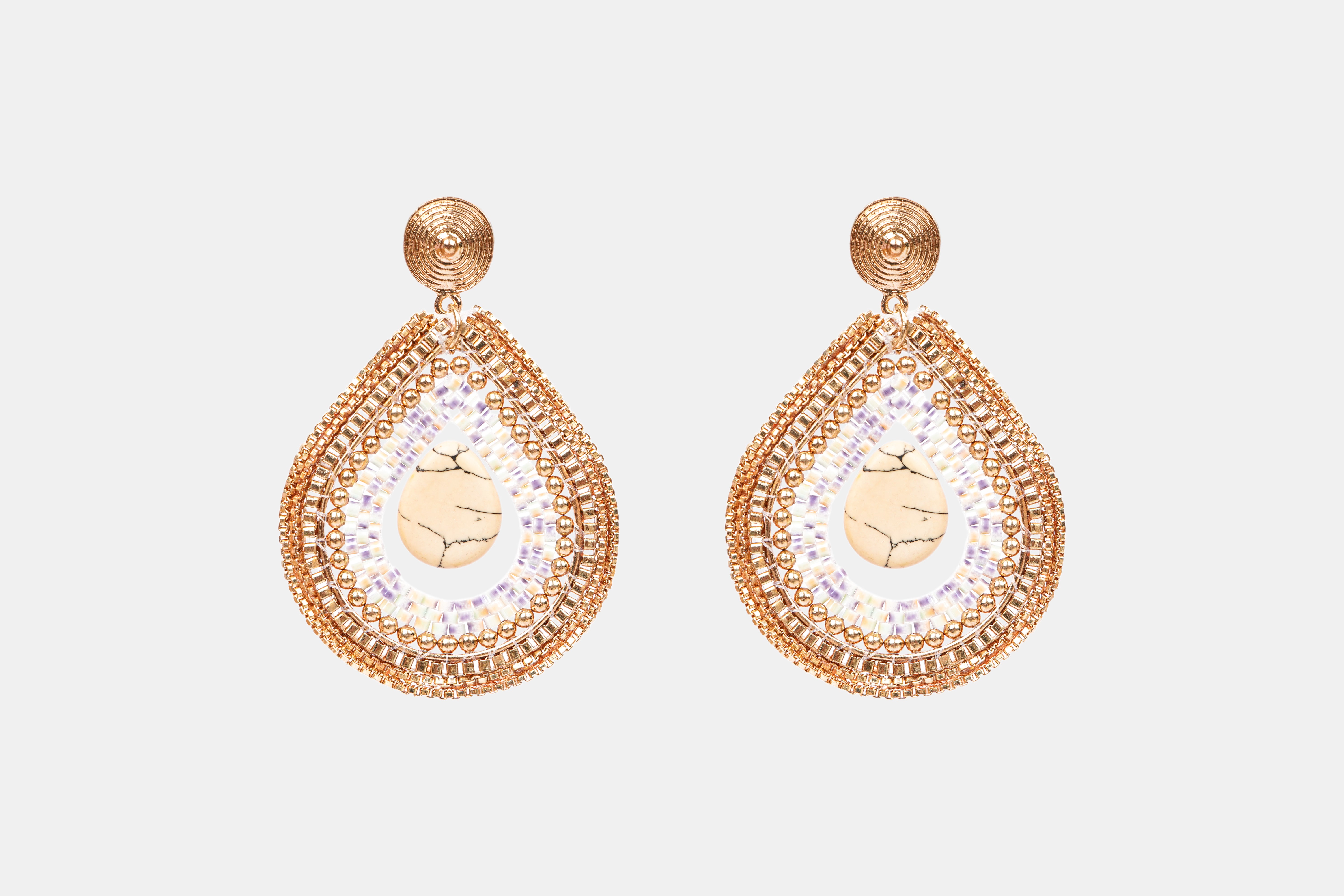 Desert Rose Statement Earrings