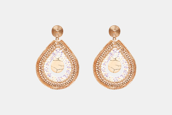 Desert Rose Statement Earrings