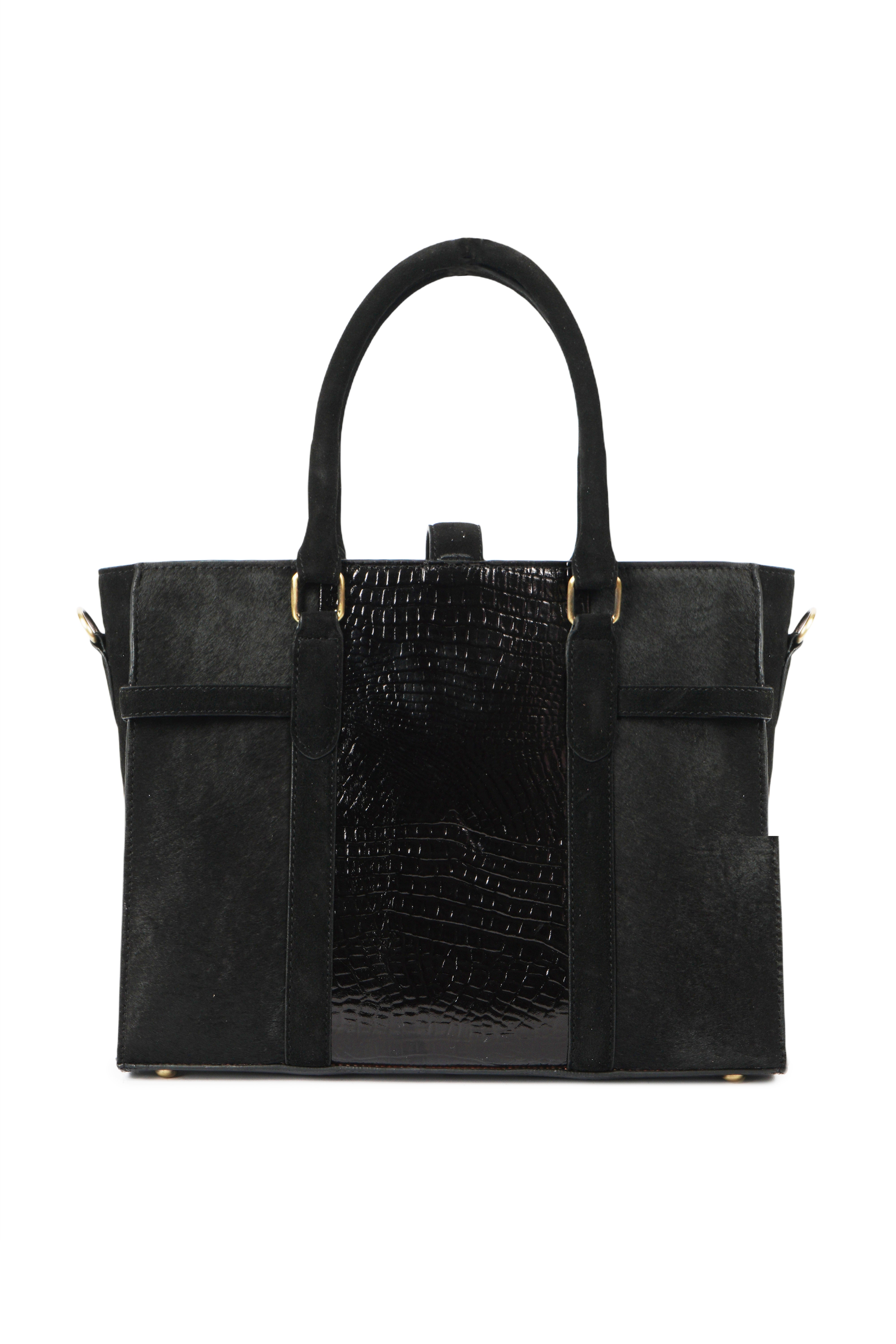 Midnight Croc with Dual Straps