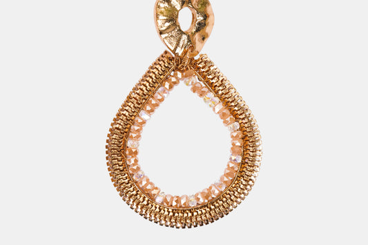 Gilded Empress Teardrop Earrings