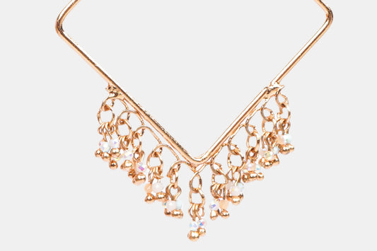 Luukse Handgemaakte Goue Ruit Oorbelle