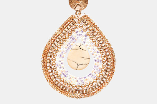 Desert Rose Statement Earrings