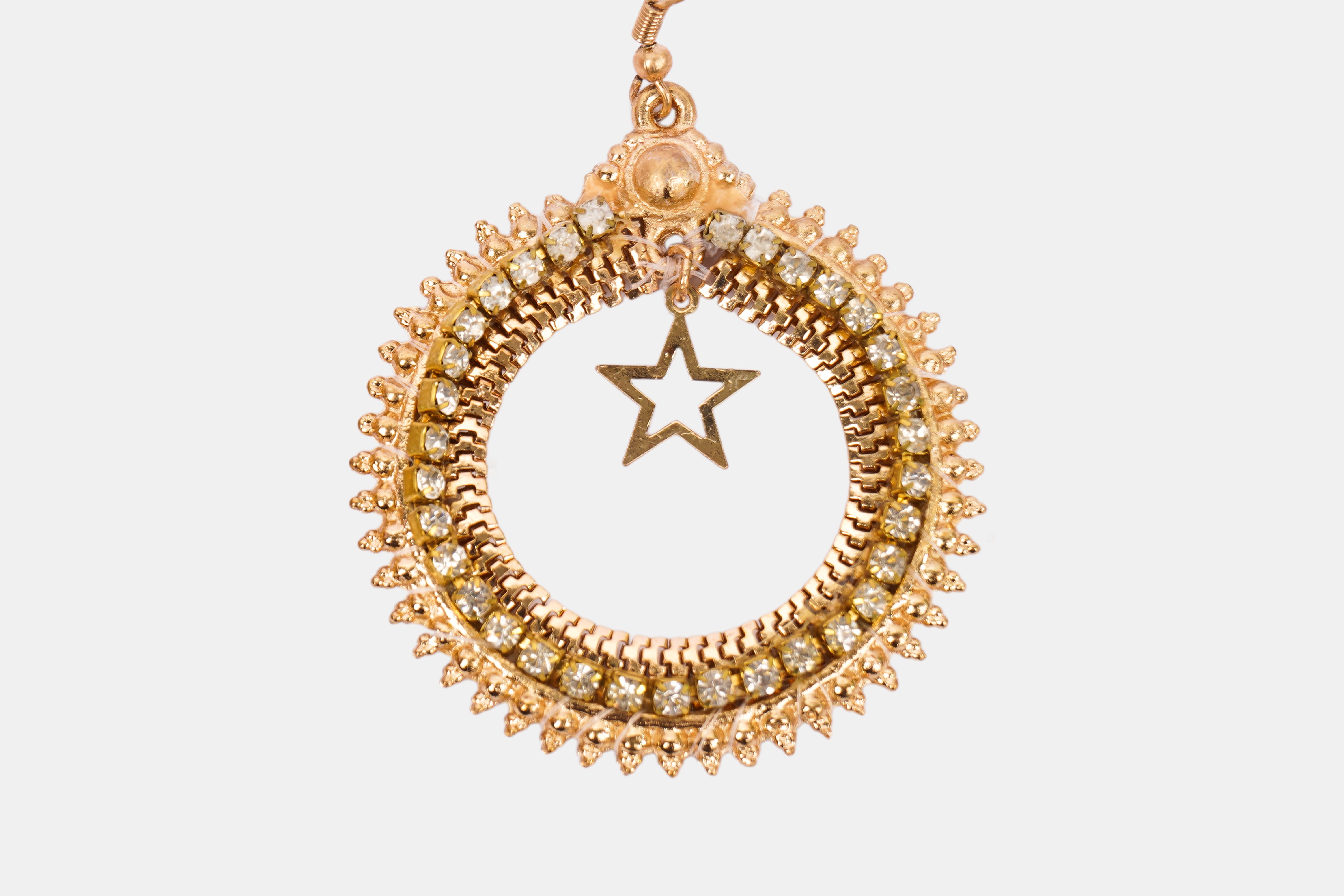 Luxury Celestial Gold Hoops