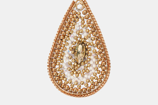 Gilded Teardrop Earrings