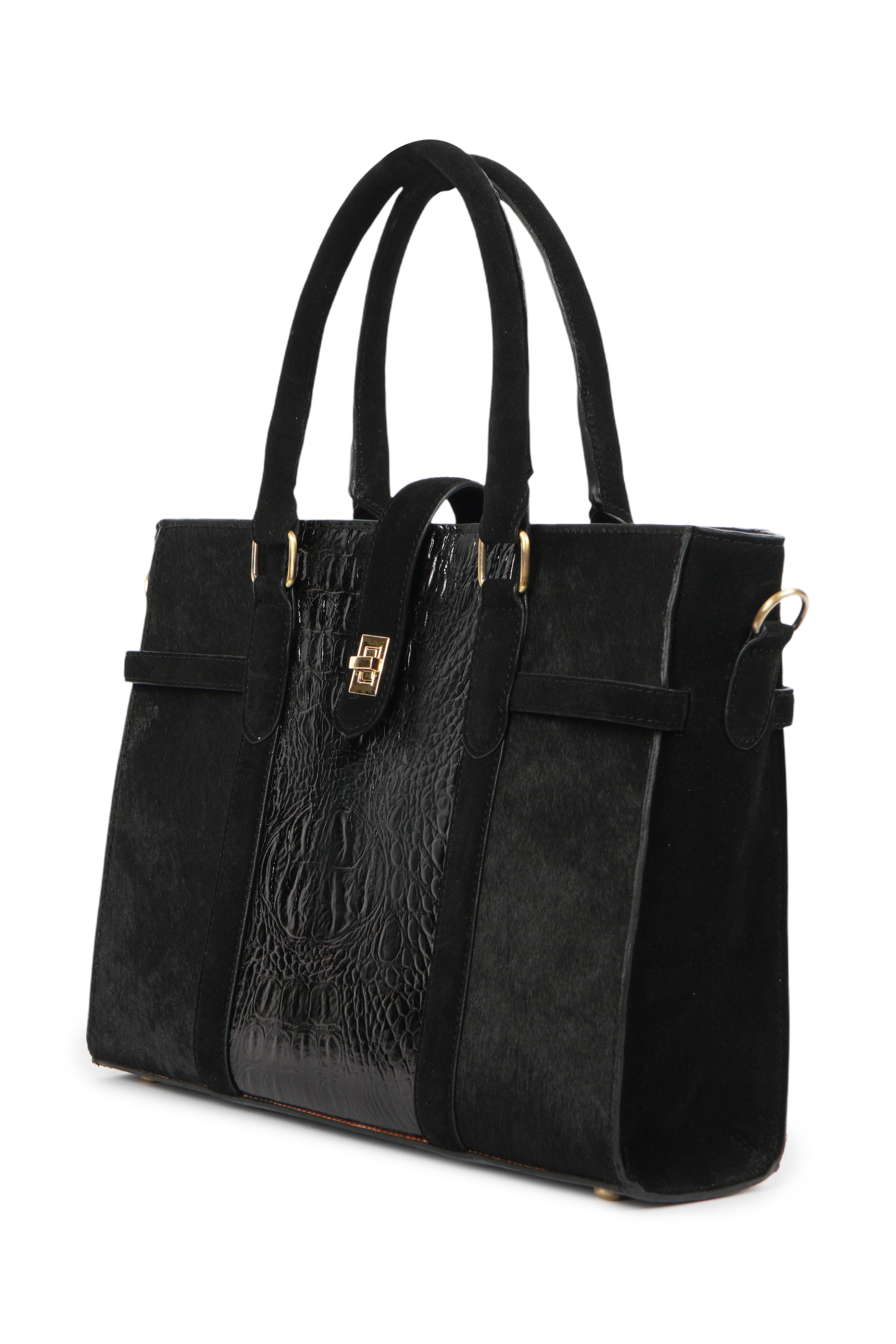 Midnight Croc with Dual Straps