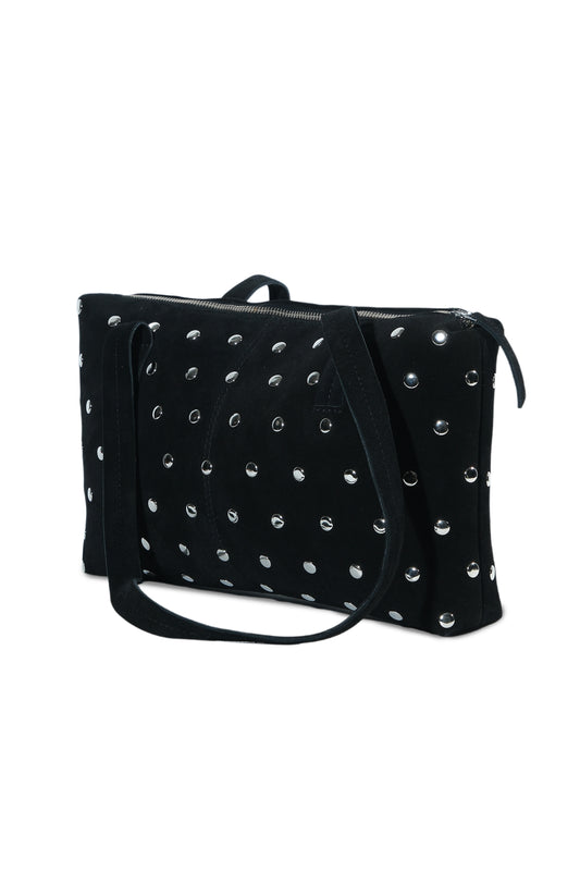 Midnight Suede Handbag
