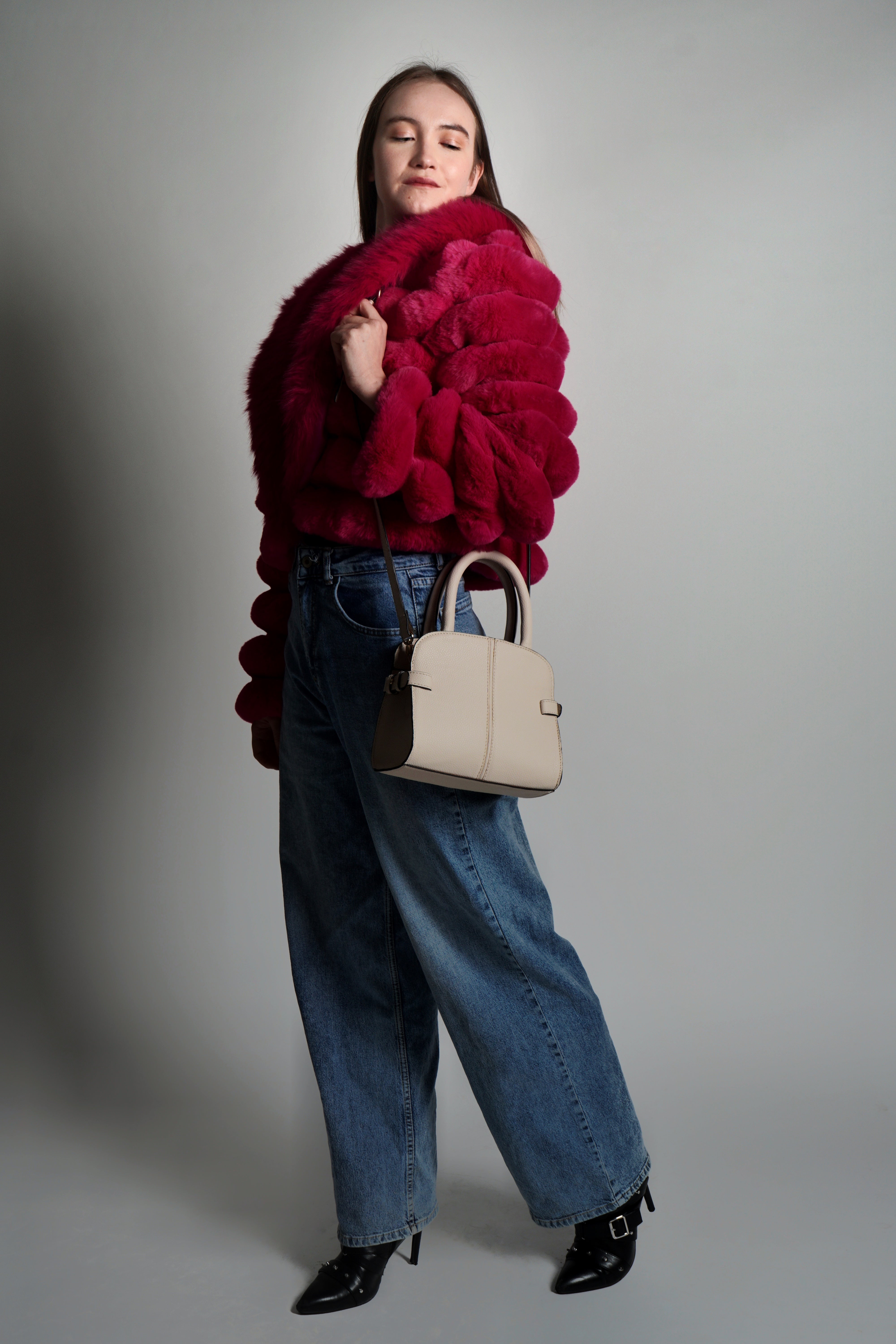 Pebbled Mini Dome Bag